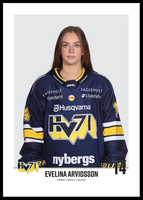 Evelina Arvidsson #14 HV71 2023/2024-12
