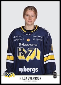 Hilda Svensson #8 HV71 2023/2024 No2-2