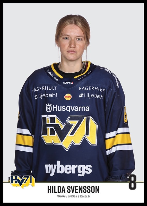 Hilda Svensson #8 HV71 2023/2024 No2-12