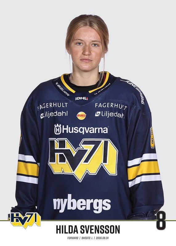 Hilda Svensson #8 HV71 2023/2024 No2-12
