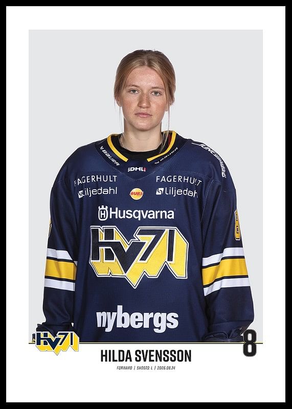 Hilda Svensson #8 HV71 2023/2024 No2-12