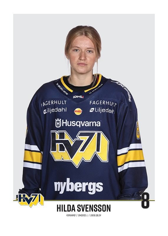 Hilda Svensson #8 HV71 2023/2024 No2-12