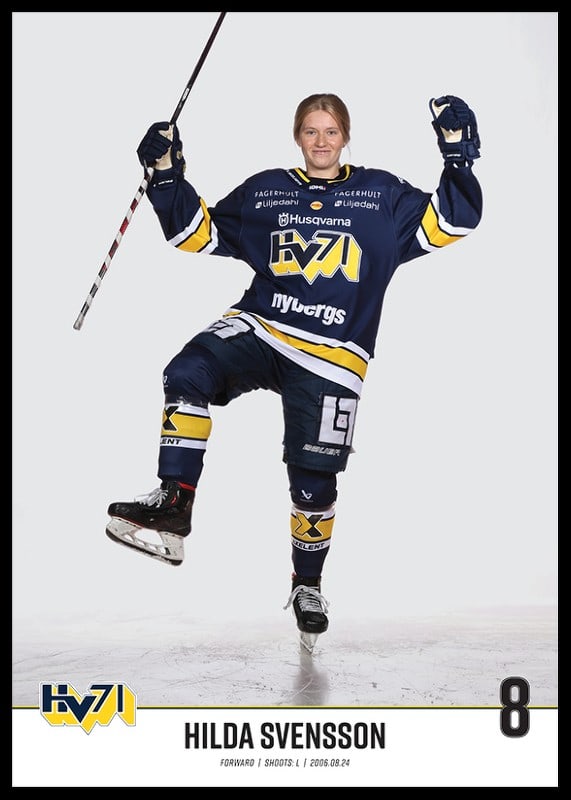 Hilda Svensson #8 HV71 2023/2024 No1-12
