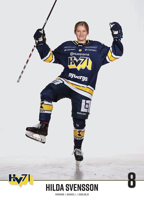 Hilda Svensson #8 HV71 2023/2024 No1-12