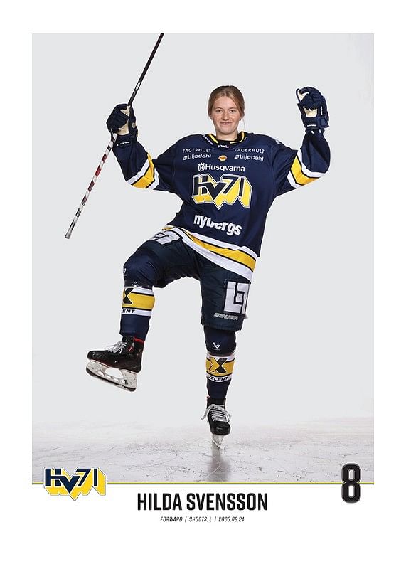 Hilda Svensson #8 HV71 2023/2024 No1-12