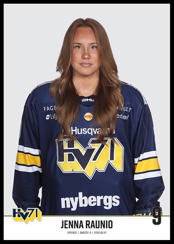 Jenna Raunio #9 HV71 2023/2024-12