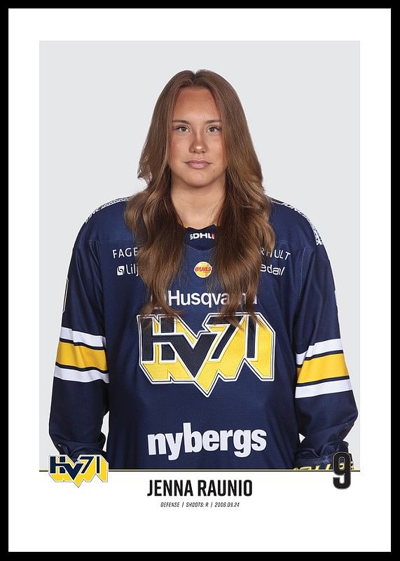 Jenna Raunio #9 HV71 2023/2024-12