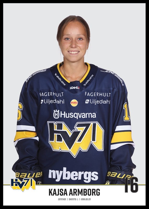 Kajsa Armborg #16 HV71 2023/2024 No2-12