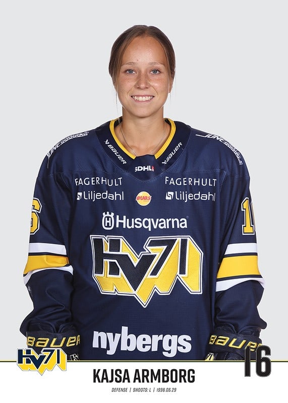 Kajsa Armborg #16 HV71 2023/2024 No2-12