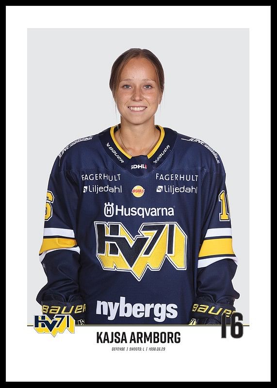 Kajsa Armborg #16 HV71 2023/2024 No2-12