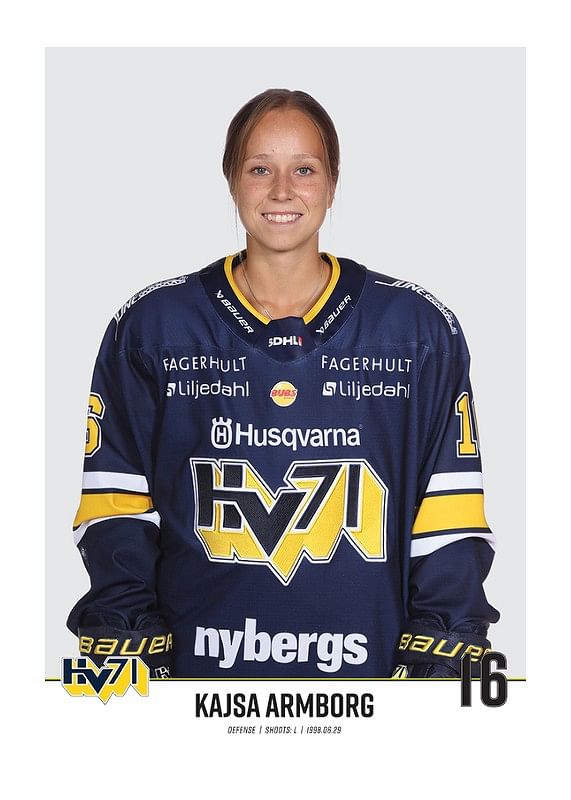 Kajsa Armborg #16 HV71 2023/2024 No2-12