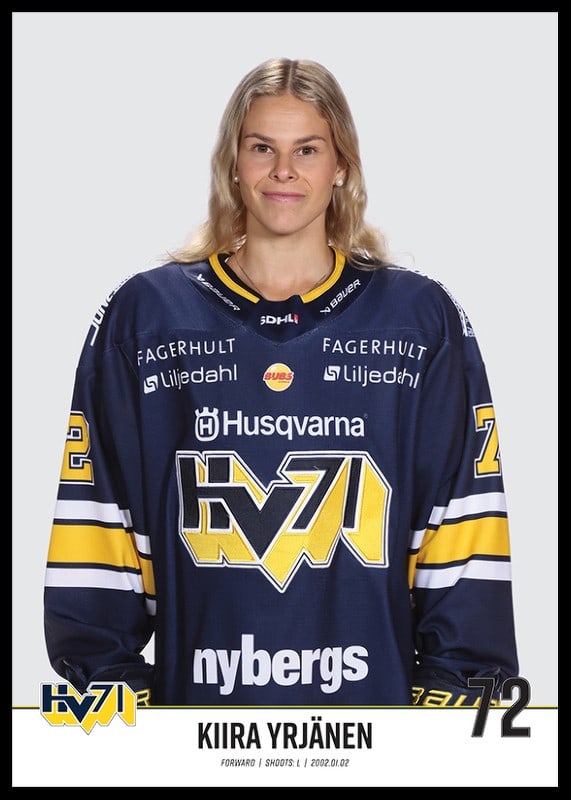 Kiira Yrjänen #72 HV71 2023/2024-12