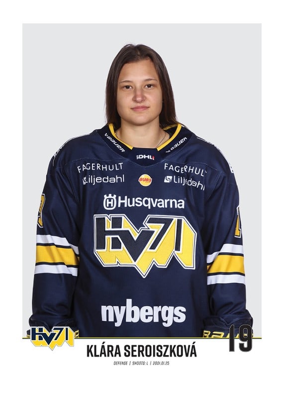 Poster Klára Seroiszková #19 HV71 2023/2024