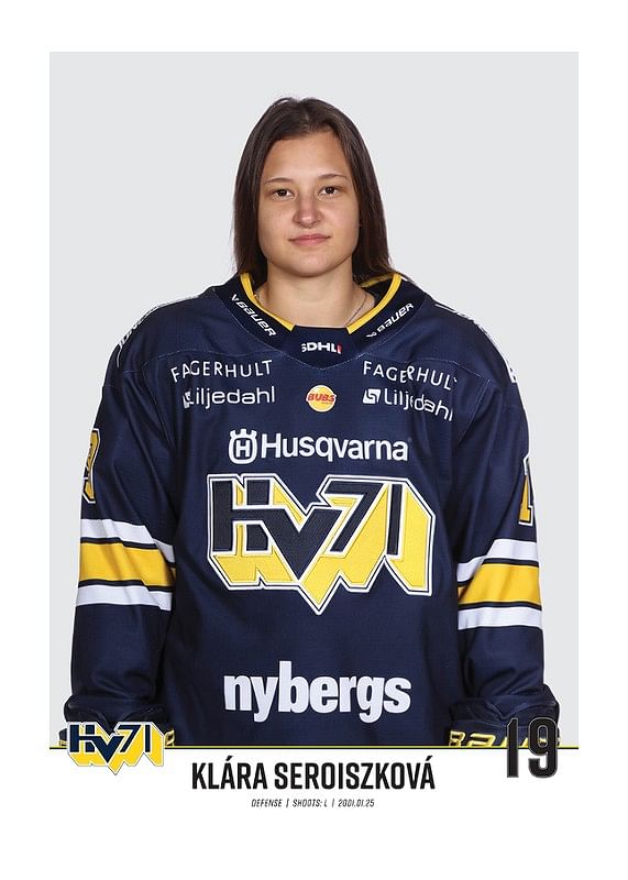 Poster Klára Seroiszková #19 HV71 2023/2024