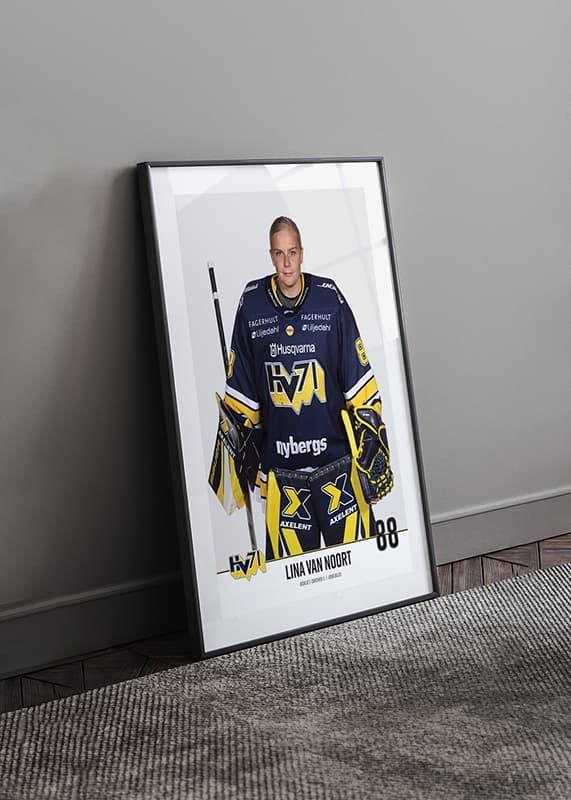 Poster Lina von Noort #88 HV71 2023/2024 crossfade