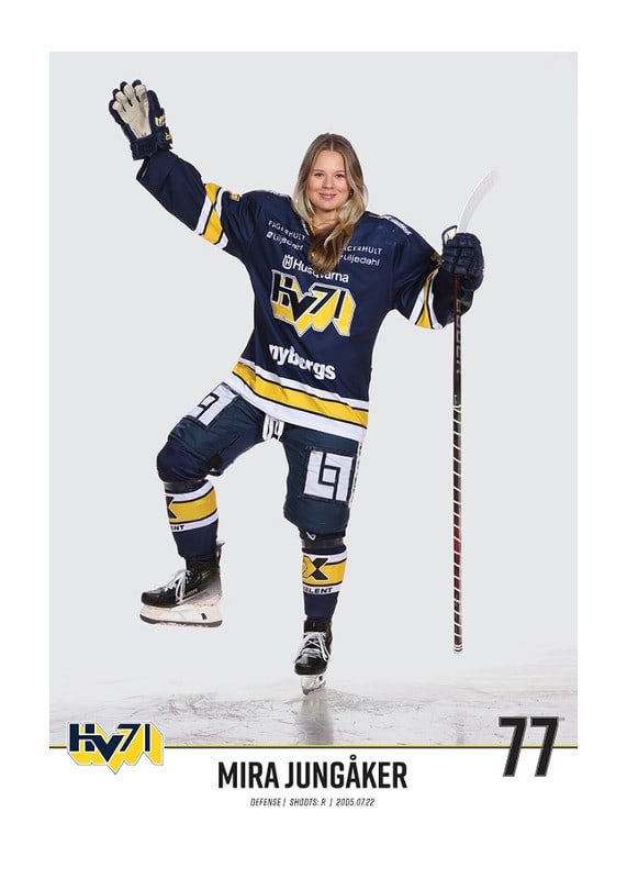 Poster Mira Jungåker #77 HV71 2023/2024 No1