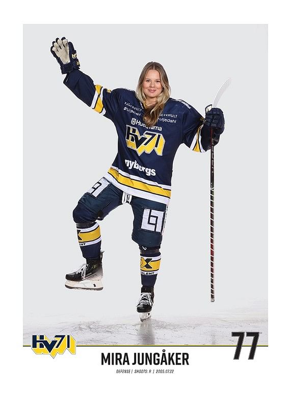 Poster Mira Jungåker #77 HV71 2023/2024 No1