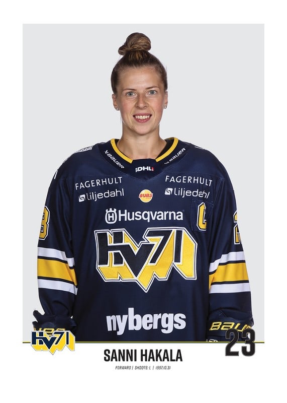 Sanni Hakala #23 HV71 2023/2024 No2-12