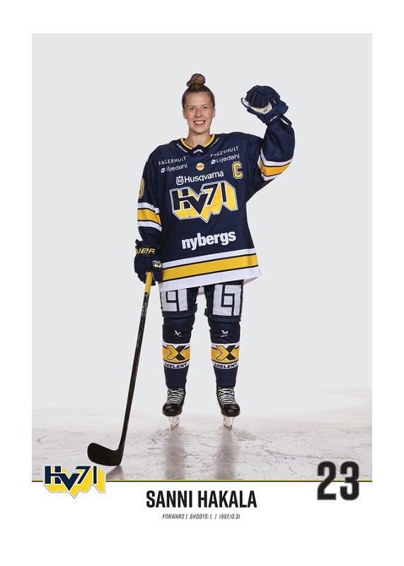 Sanni Hakala #23 HV71 2023/2024 No1-12