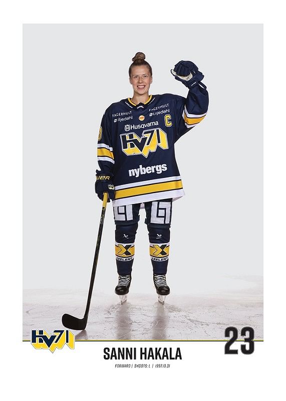 Poster Sanni Hakala #23 HV71 2023/2024 No1
