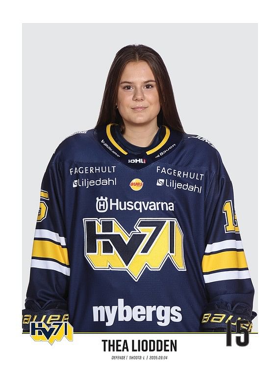 Poster Thea Liodden #15 HV71 2023/2024