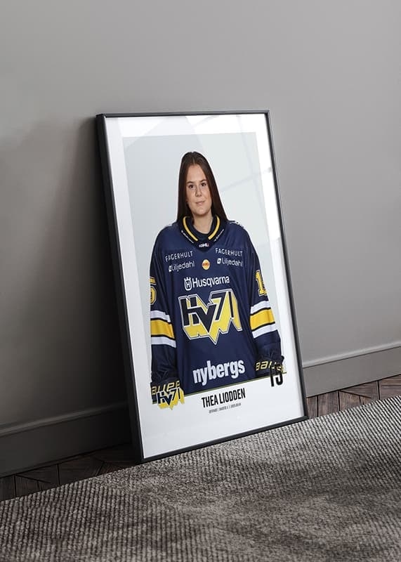 Poster Thea Liodden #15 HV71 2023/2024 crossfade