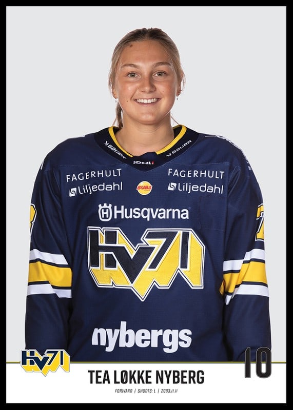 Tea Løkke Nyberg #10 HV71 2023/2024-12