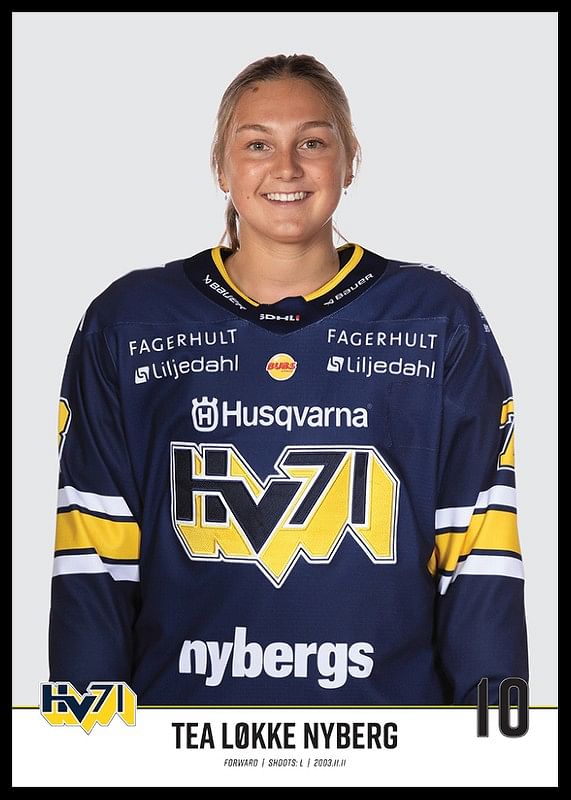 Tea Løkke Nyberg #10 HV71 2023/2024-12