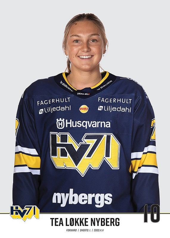 Tea Løkke Nyberg #10 HV71 2023/2024-12