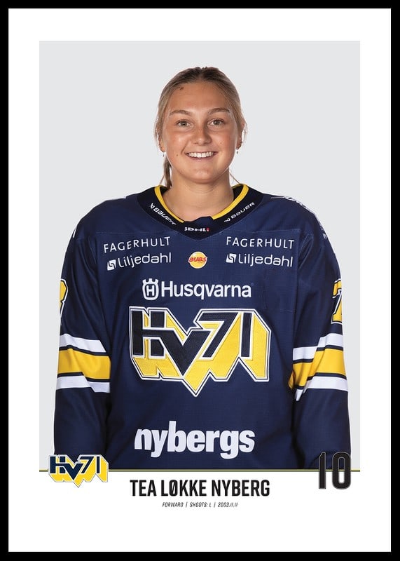 Tea Løkke Nyberg #10 HV71 2023/2024-12