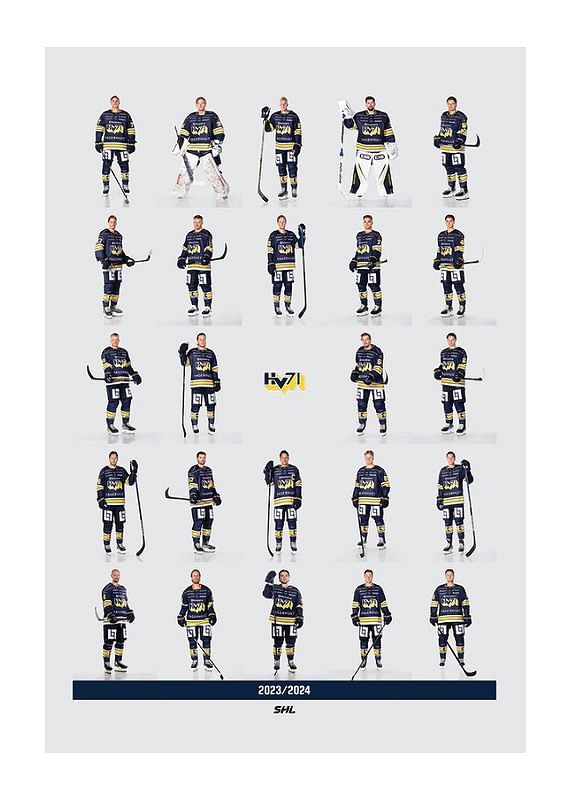 Poster Hv71 Team 2023/2024