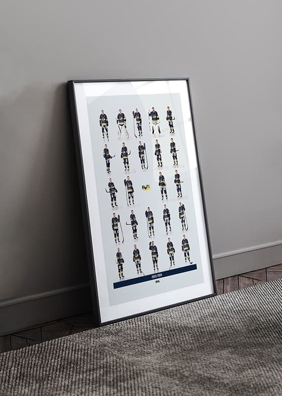 Poster Hv71 Team 2023/2024 crossfade