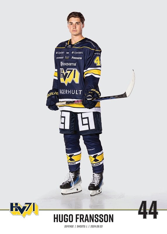 Hugo Fransson #44 HV71 2023/2024-12