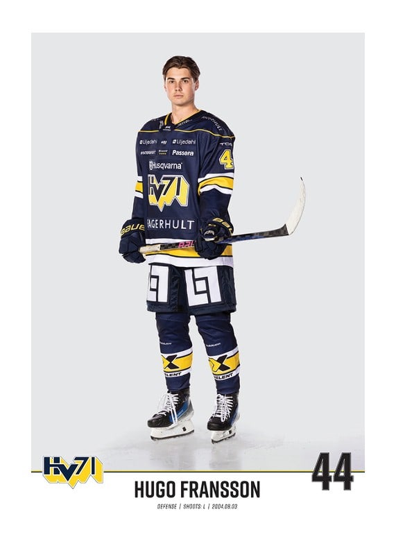 Hugo Fransson #44 HV71 2023/2024-12
