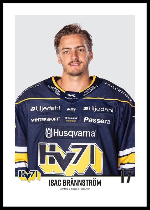 Isac Brännström #17 HV71 2023/2024 No2-12