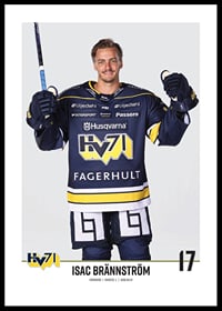 Isac Brännström #17 HV71 2023/2024 No1-0