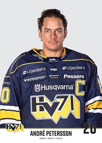 André Petersson #20 HV71 2023/2024 No2-3