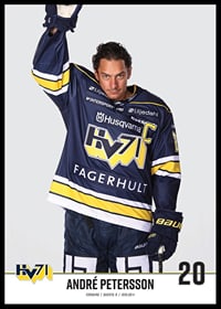 André Petersson #20 HV71 2023/2024 No1-2