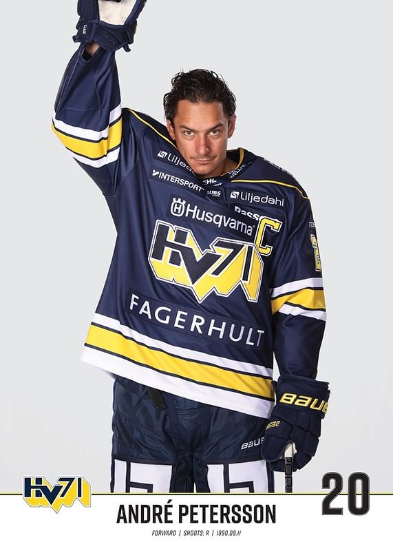 André Petersson #20 HV71 2023/2024 No1-12