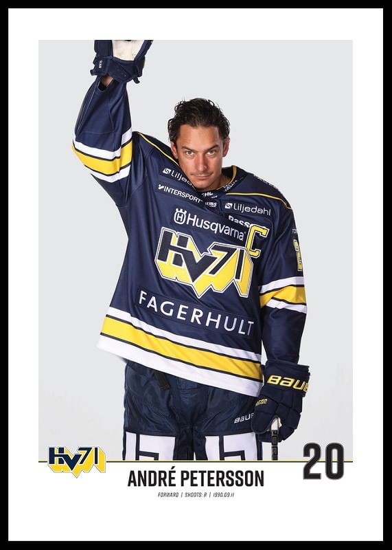 André Petersson #20 HV71 2023/2024 No1-12