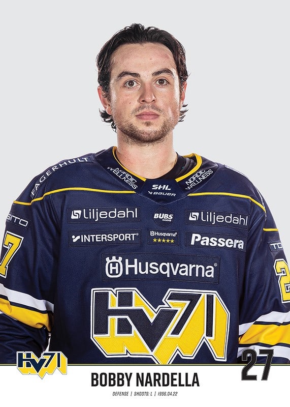 Bobby Nardella #27 HV71 2023/2024-12
