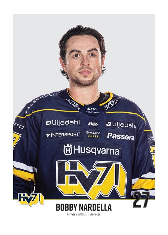 Bobby Nardella #27 HV71 2023/2024-12