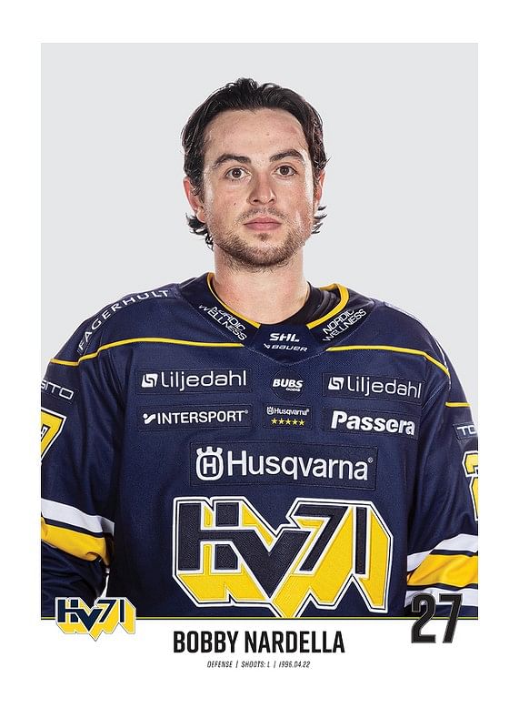 Poster Bobby Nardella #27 HV71 2023/2024