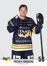 Fredrik Forsberg #56 HV71 2023/2024 No1-3