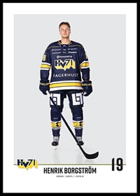 Henrik Borgström #19 HV71 2023/2024 No2-0