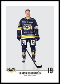 Henrik Borgström #19 HV71 2023/2024 No2-0