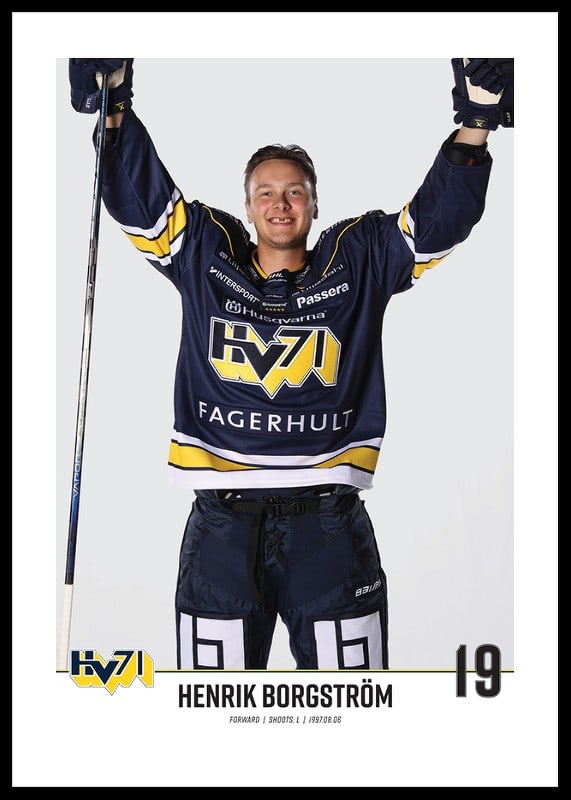 Henrik Borgström #19 HV71 2023/2024 No1-12