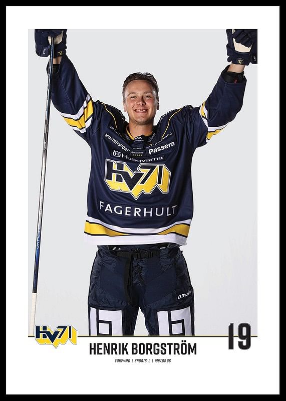 Henrik Borgström #19 HV71 2023/2024 No1-12