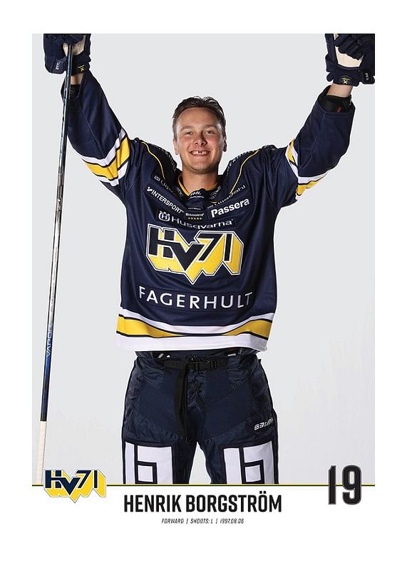 Henrik Borgström #19 HV71 2023/2024 No1-12