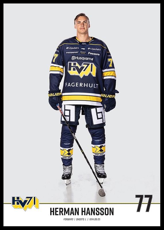 Herman Hansson #77 HV71 2023/2024-12